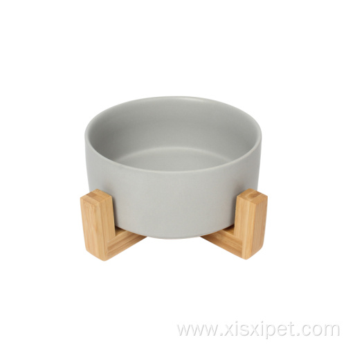 Pet Cat Dog Food Bowl With Stand